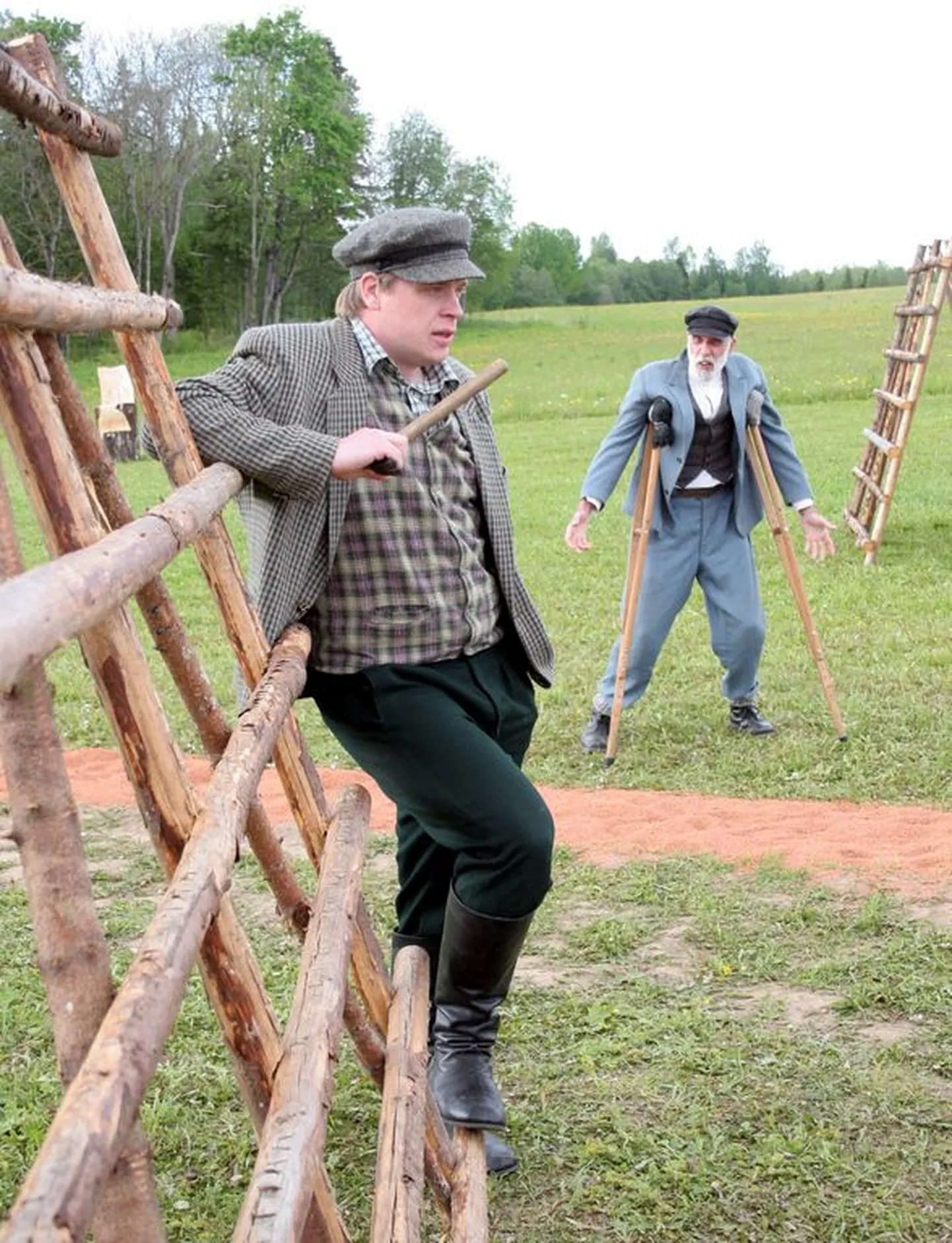 Stseen «Vargamäe kuningriigi» etendusest..