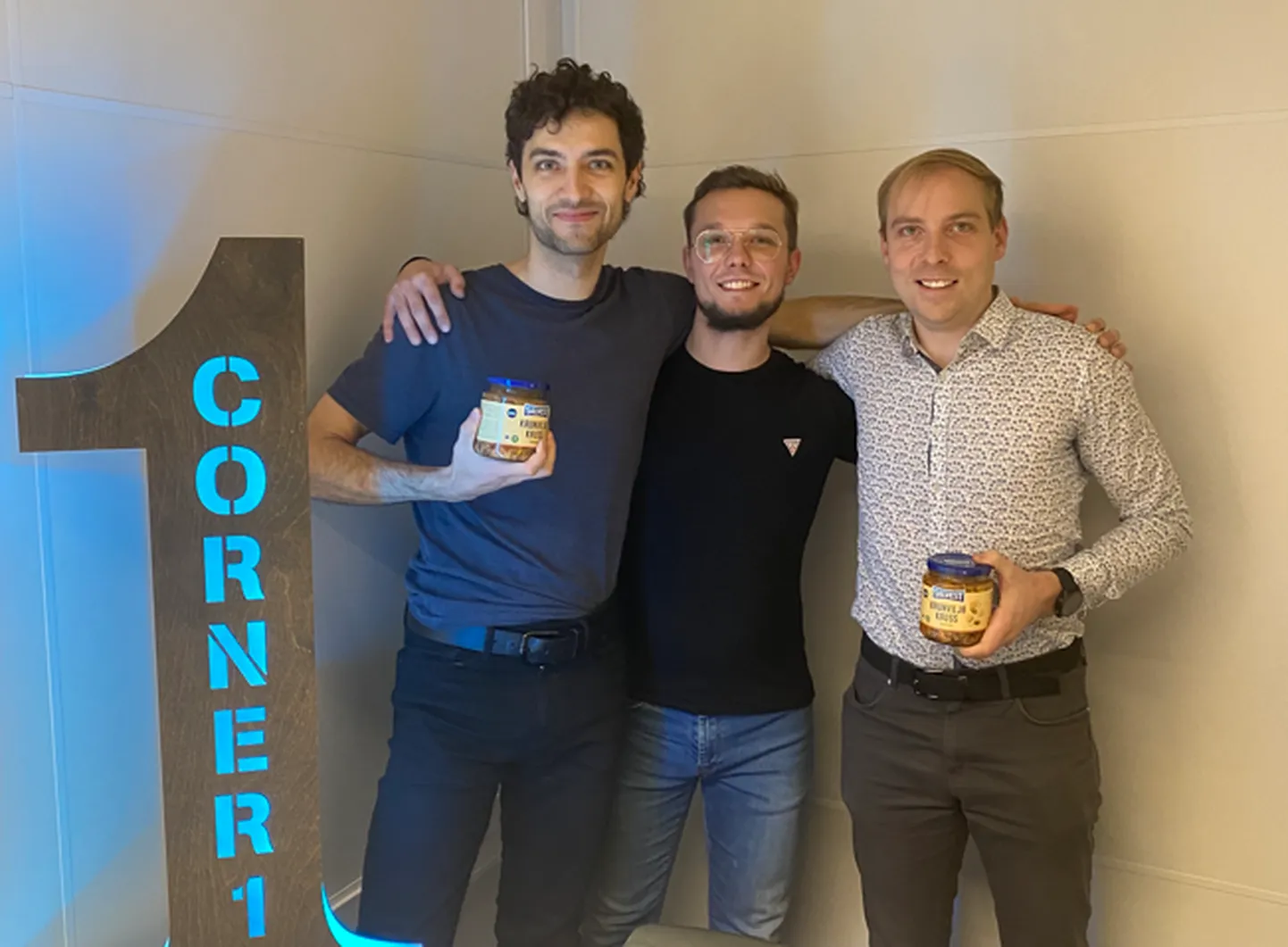 Corner 1 hobikardisaate külalised: Risto Kappet, Sander Sasi ja Cristopher Vaalma.
