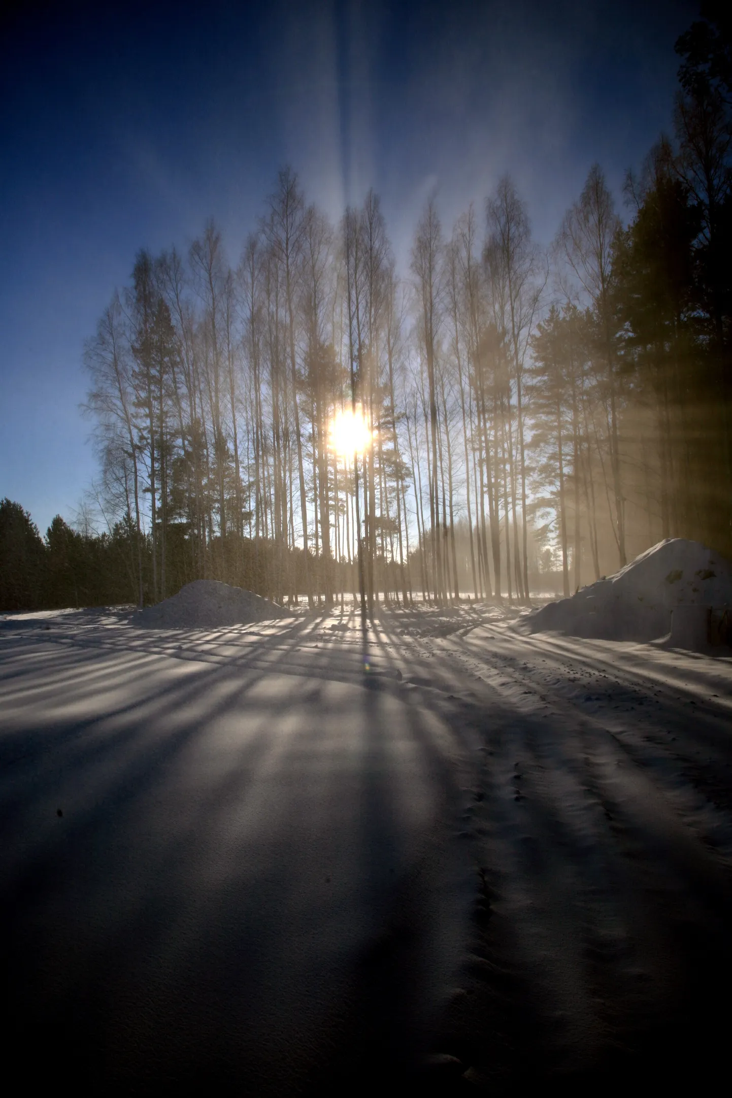 Päikeseline talveilm.