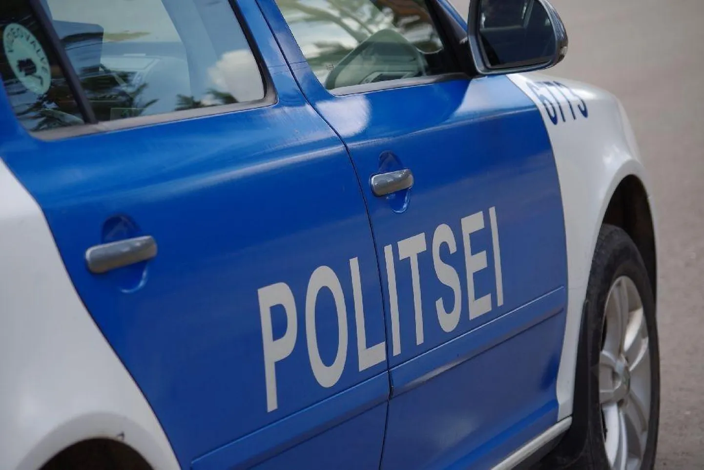 Politseiauto. Pilt on illustratiivne.