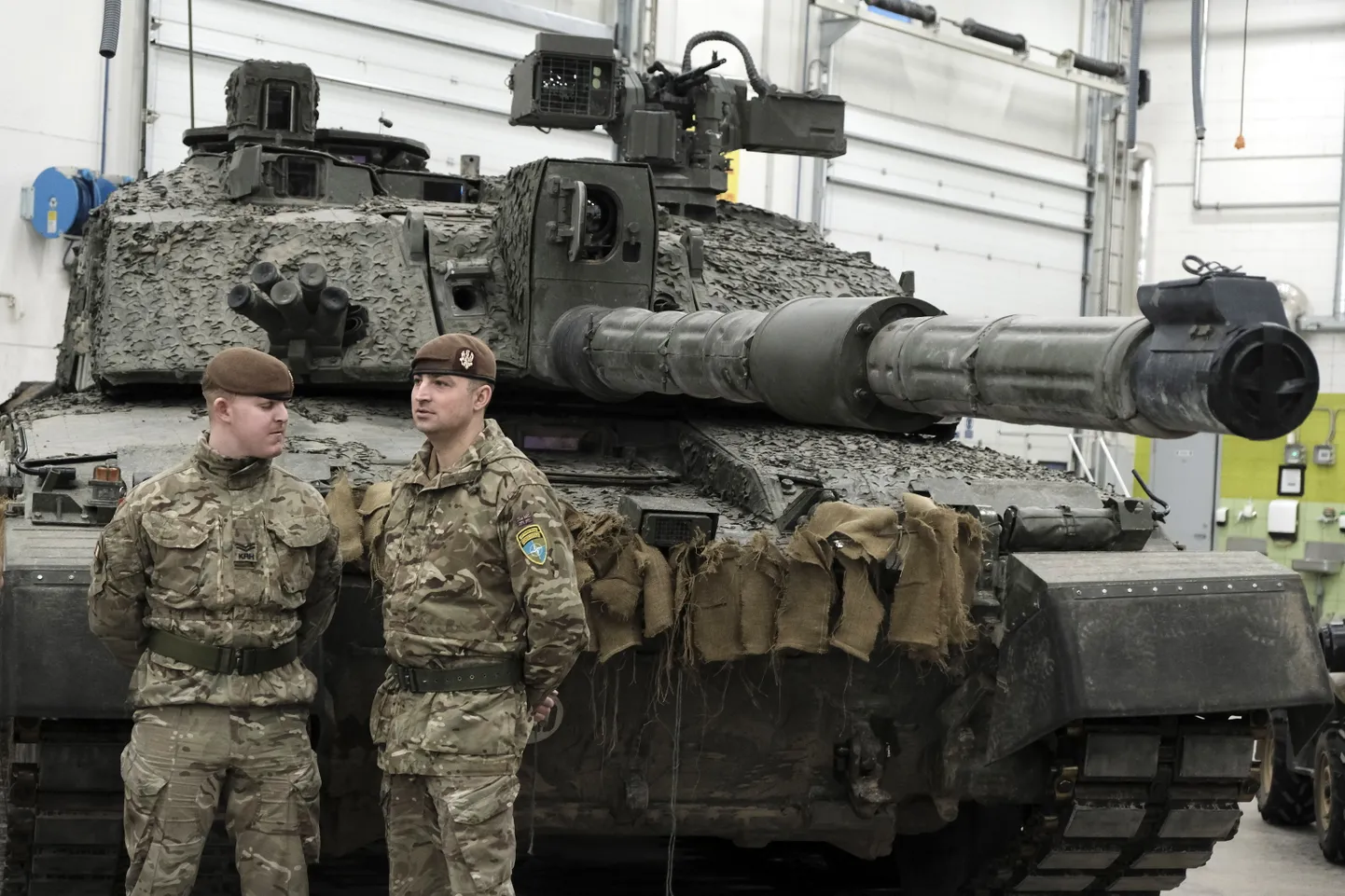Tanks "Challenger 2" Tapā, Igaunijā