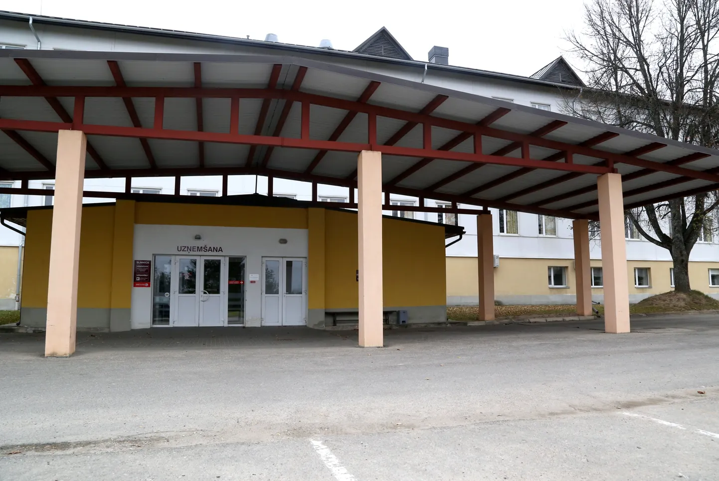 Uzņemšanas nodaļa Madonas slimnīcā.