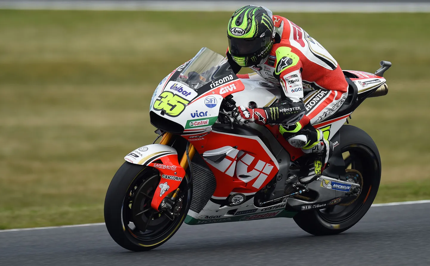 LCR Honda mootorrattur Cal Crutchlow.