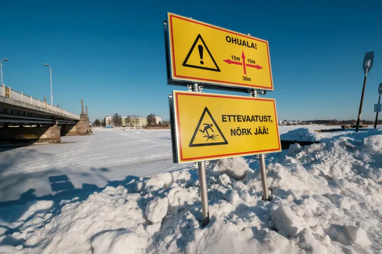 Talvel on keerisekohal nõrgem jää.