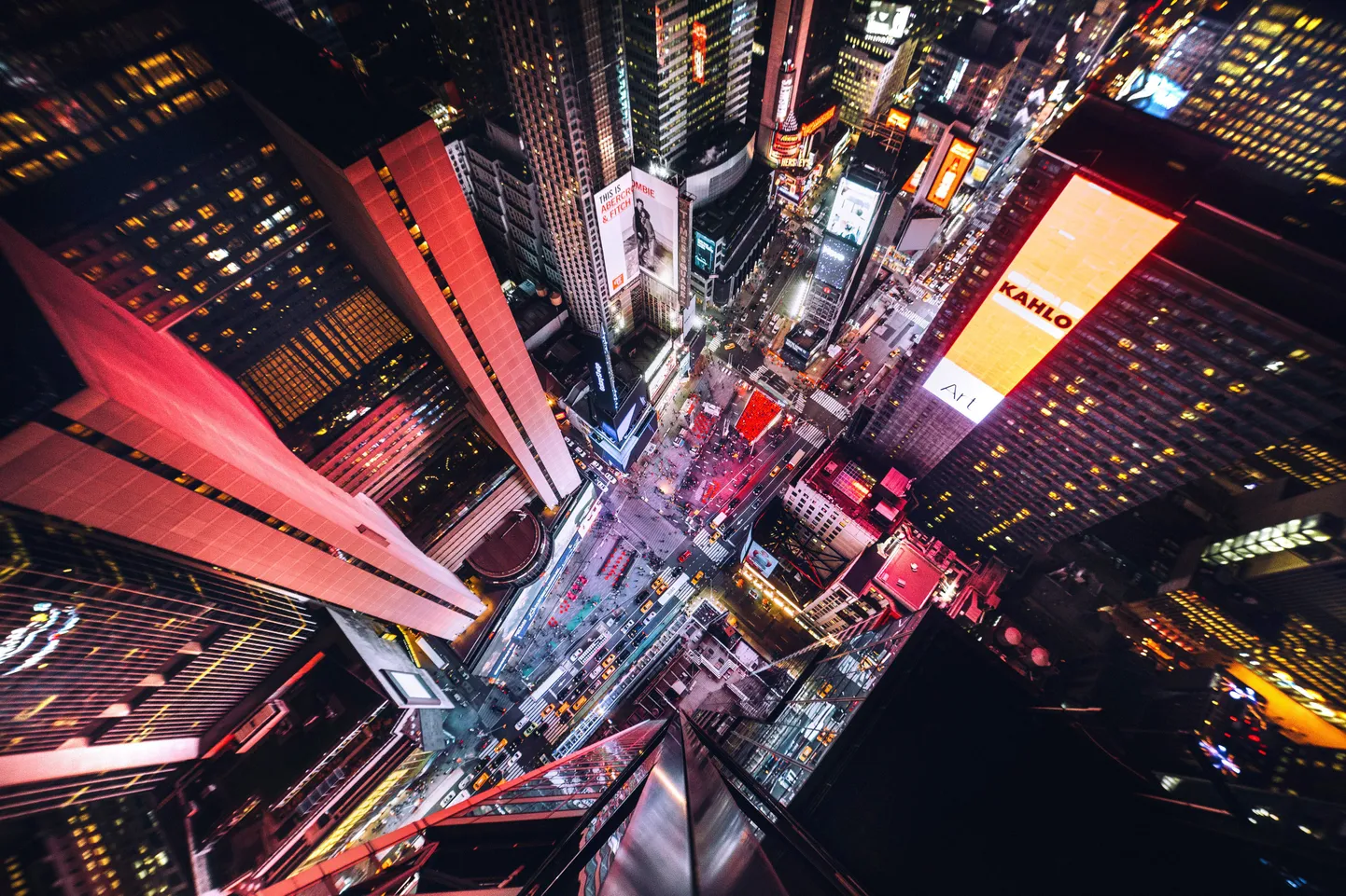 Times Square linnulennult