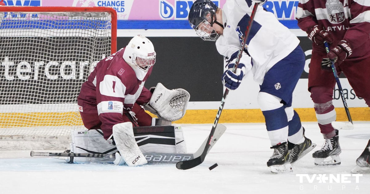 Latviske U-18-hockeyspillere taper mot Finland i andre VM-kamp