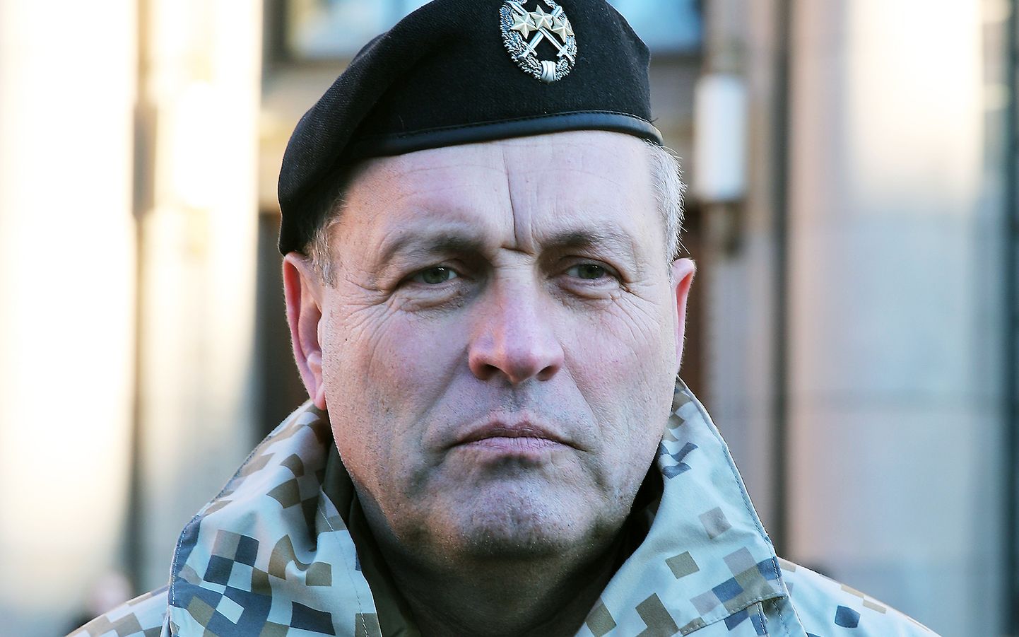 Командующий Национальными вооруженными силами (НВС) Леонид Калниньш