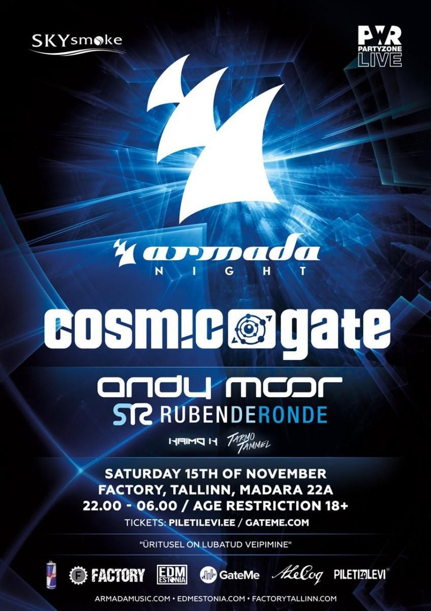 Armada Night: Cosmic Gate, Andy Moor, Ruben de Ronde