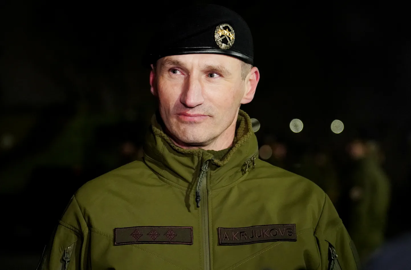 Jaunais Zemessardzes komandieris, pulkvedis Aivars Krjukovs.
