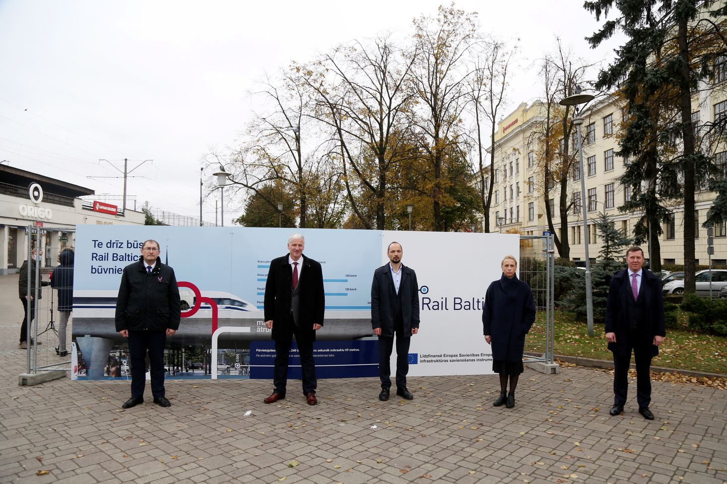 Пресс-брифинг о начале строительства центрального узла Rail Baltica в Риге
