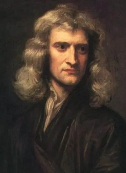 Maalikunstnik Godfrey Knelleri maalitud Isaac Newtoni portree.