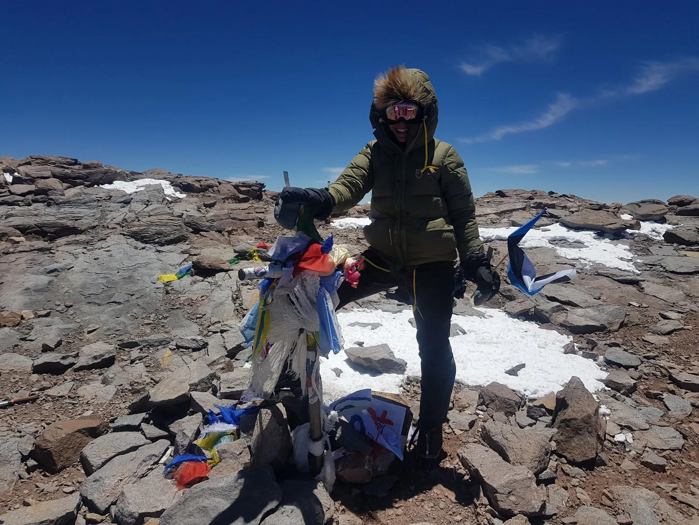 Kertu Jukkum vallutas aasta esimesel päeval Aconcagua mäetipu.