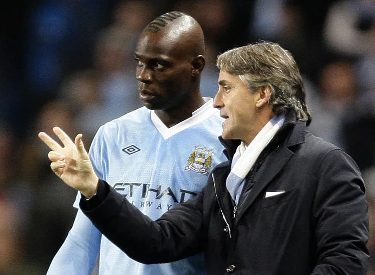 Mario Balotelli ja Roberto Mancini ühendavad jõud Itaalia koondises.