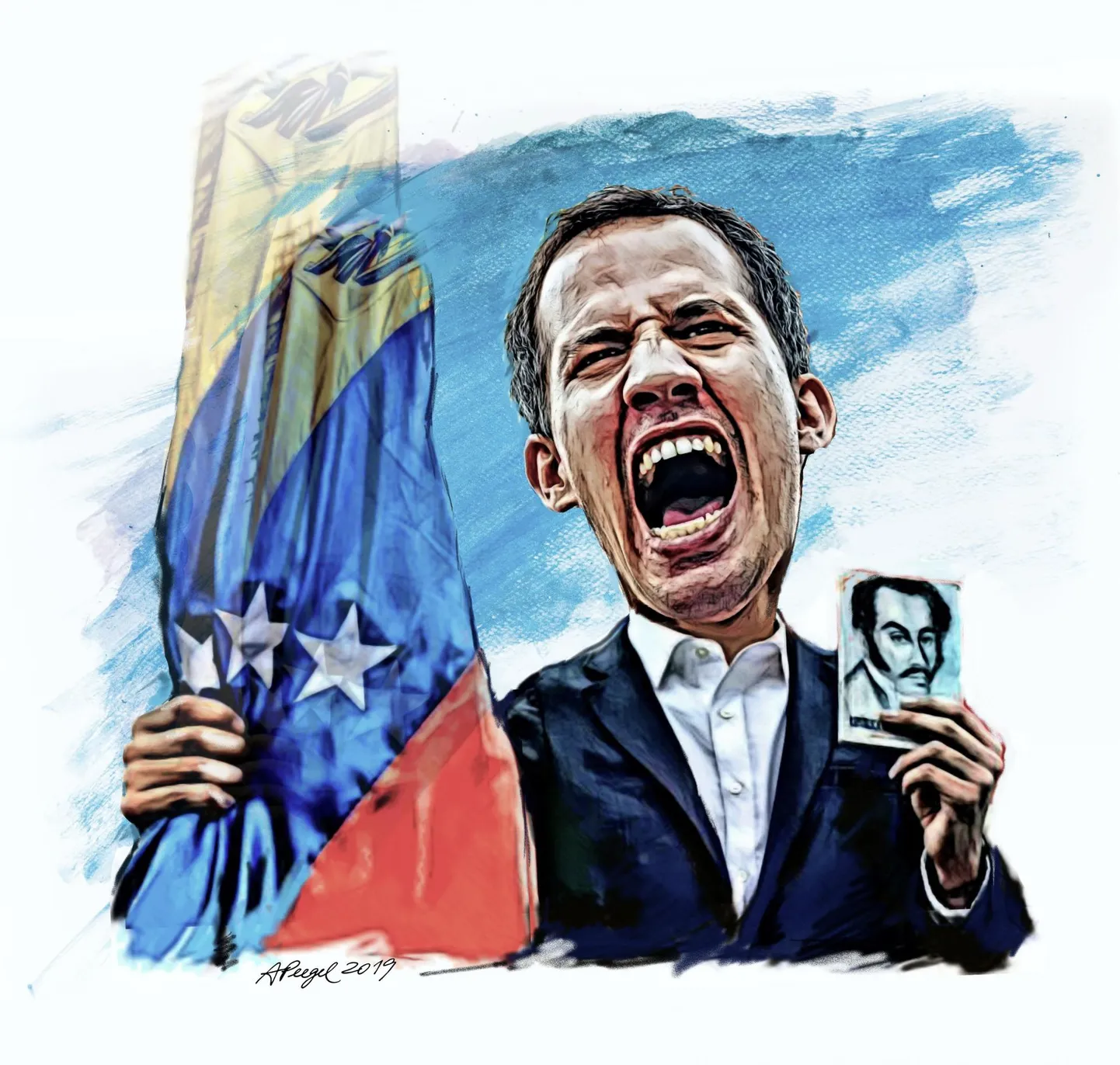 Venezuela president Juan Guaidó.