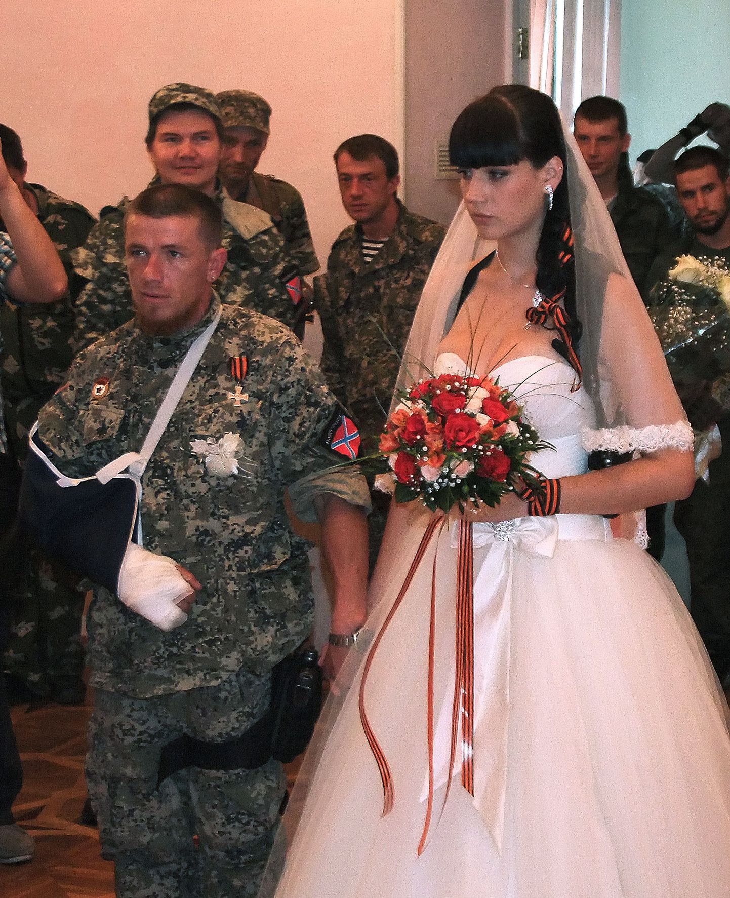 Арсен Павлов на своей свадьбе.