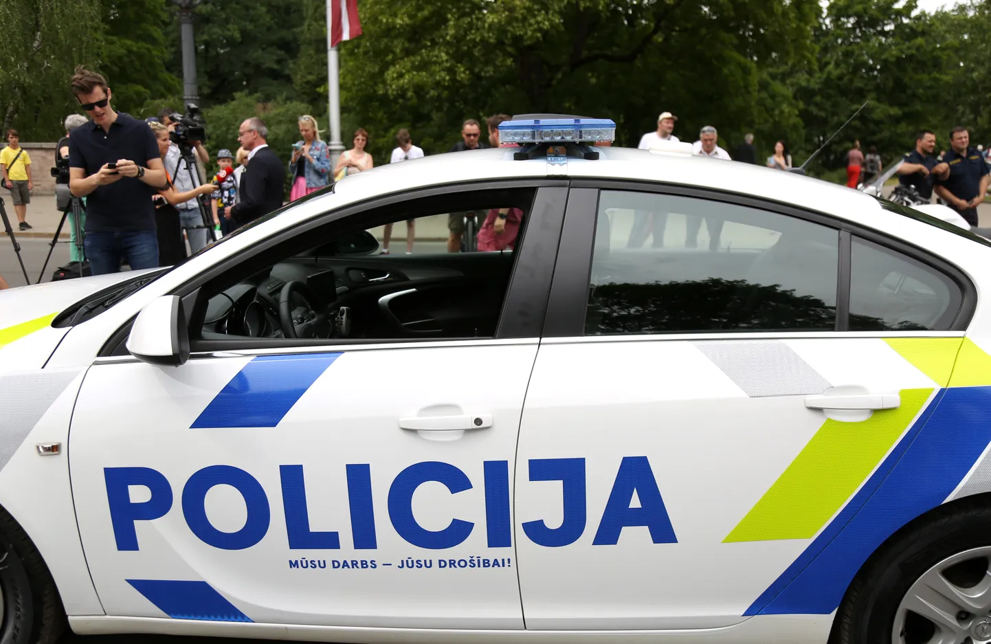 Läti politseiauto.