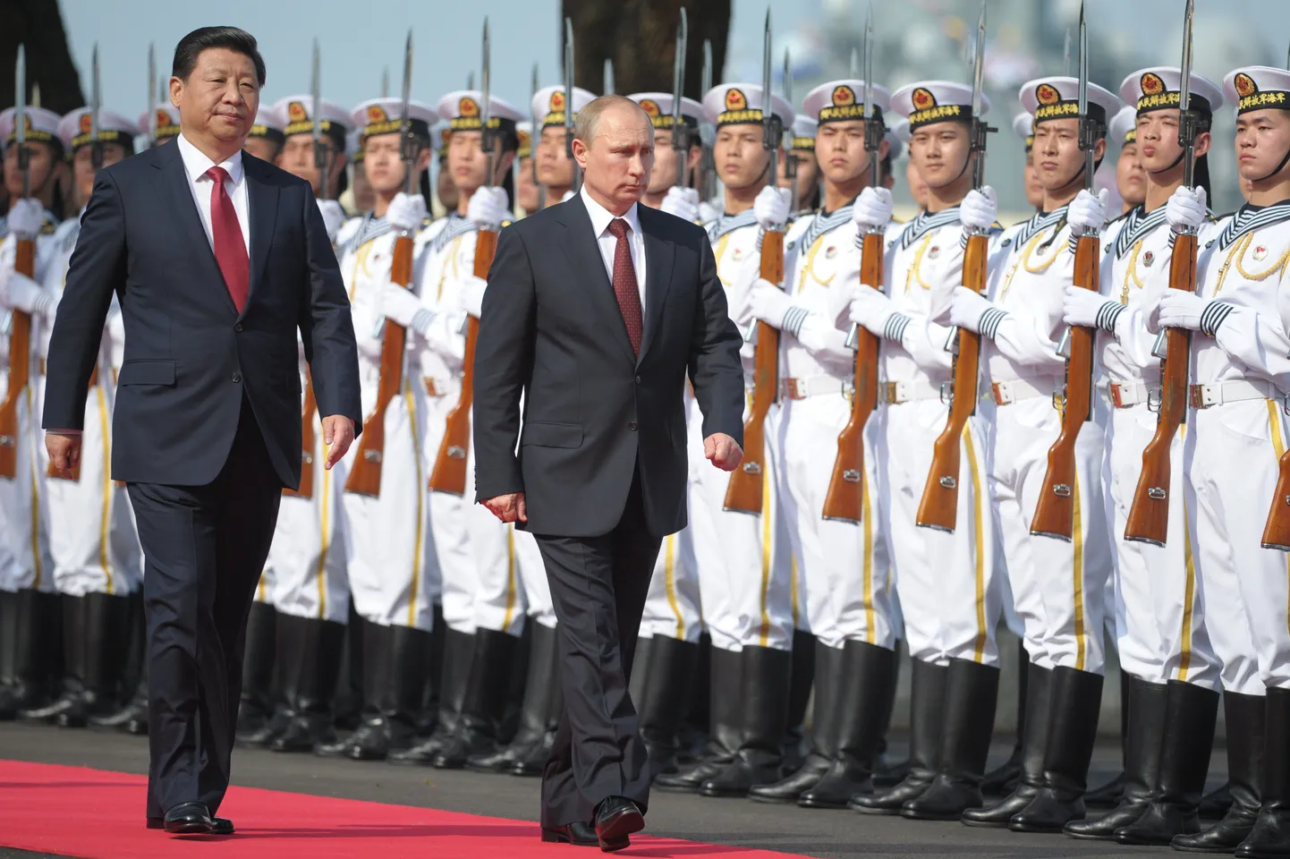Vene president Vladimir Putin koos Hiina riigipea Xi Jinpingiga Shanghais 20. mail.