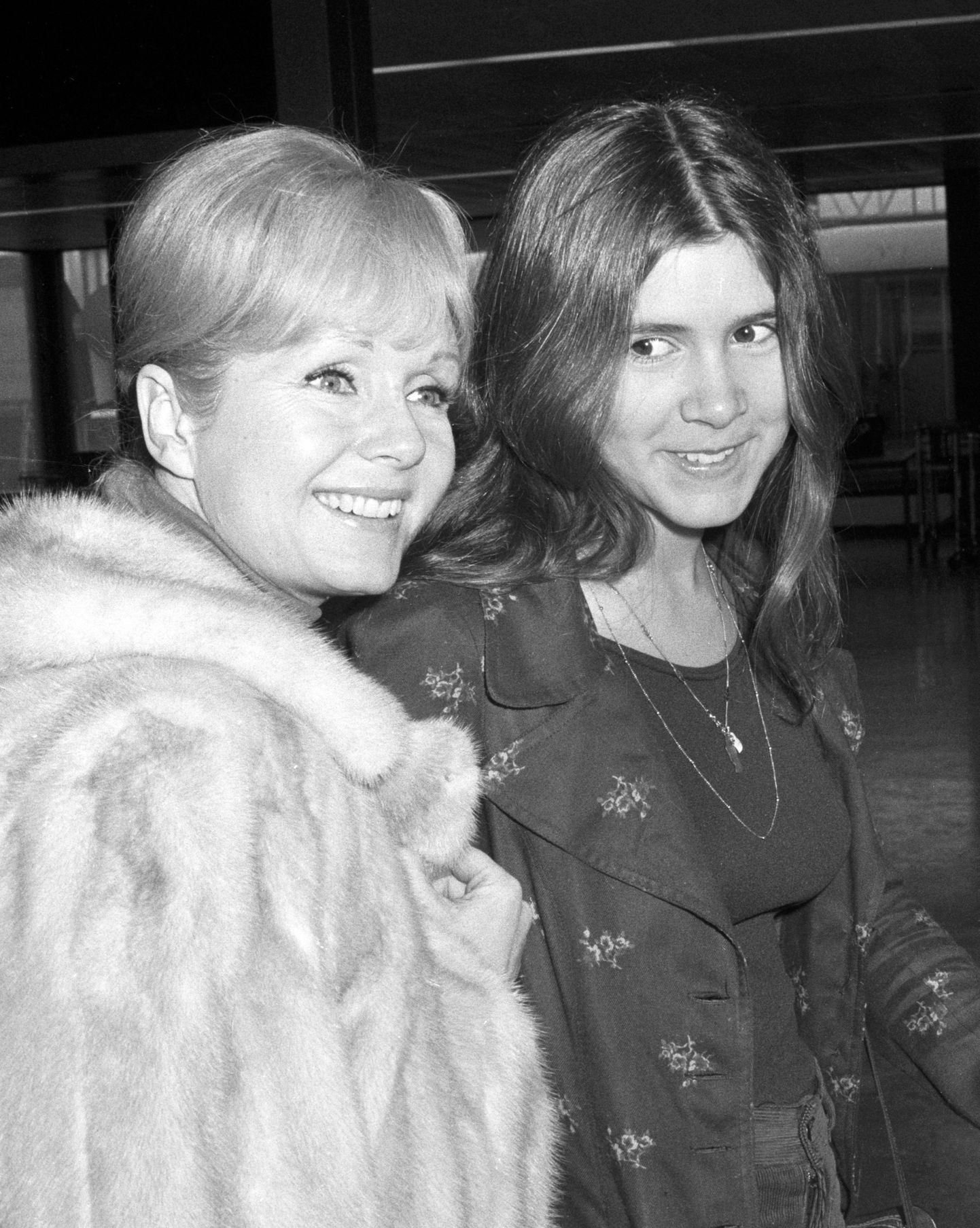 Debbie Reynolds ja tema tütar Carrie Fisher 1972. aastal