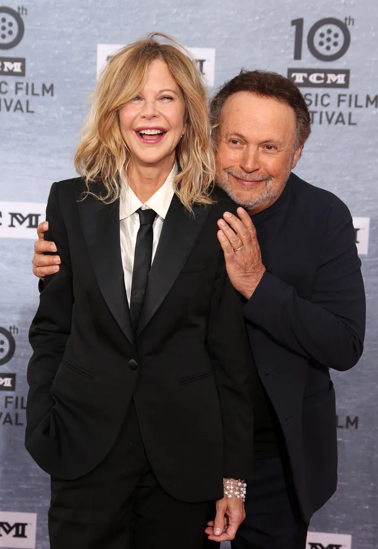 Meg Ryan koos Billy Crystaliga 2019. aasta aprillis.