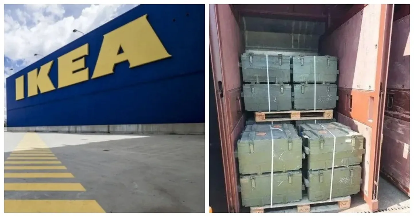 IKEA lao kõrvalt avastatud 240 tankitõrjemiini tekitasid suure segaduse.