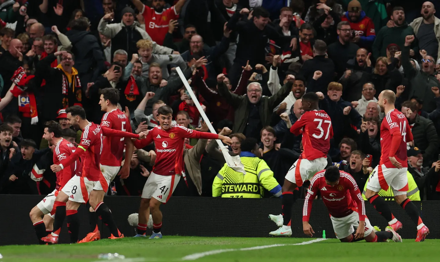 Manchester United võttis täiesti uskumatu võidu.