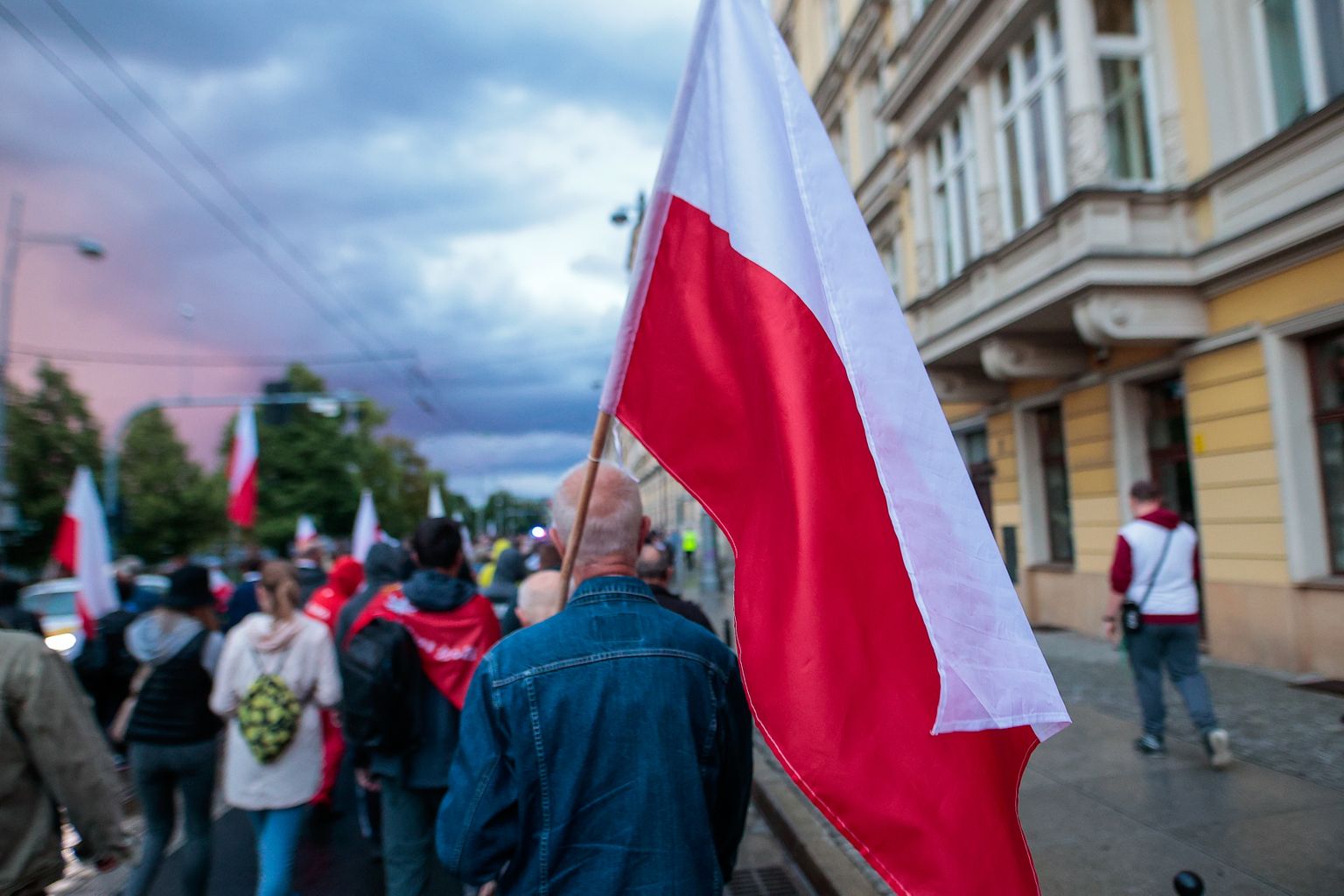 Poola lipp. Foto on illustratiivne.