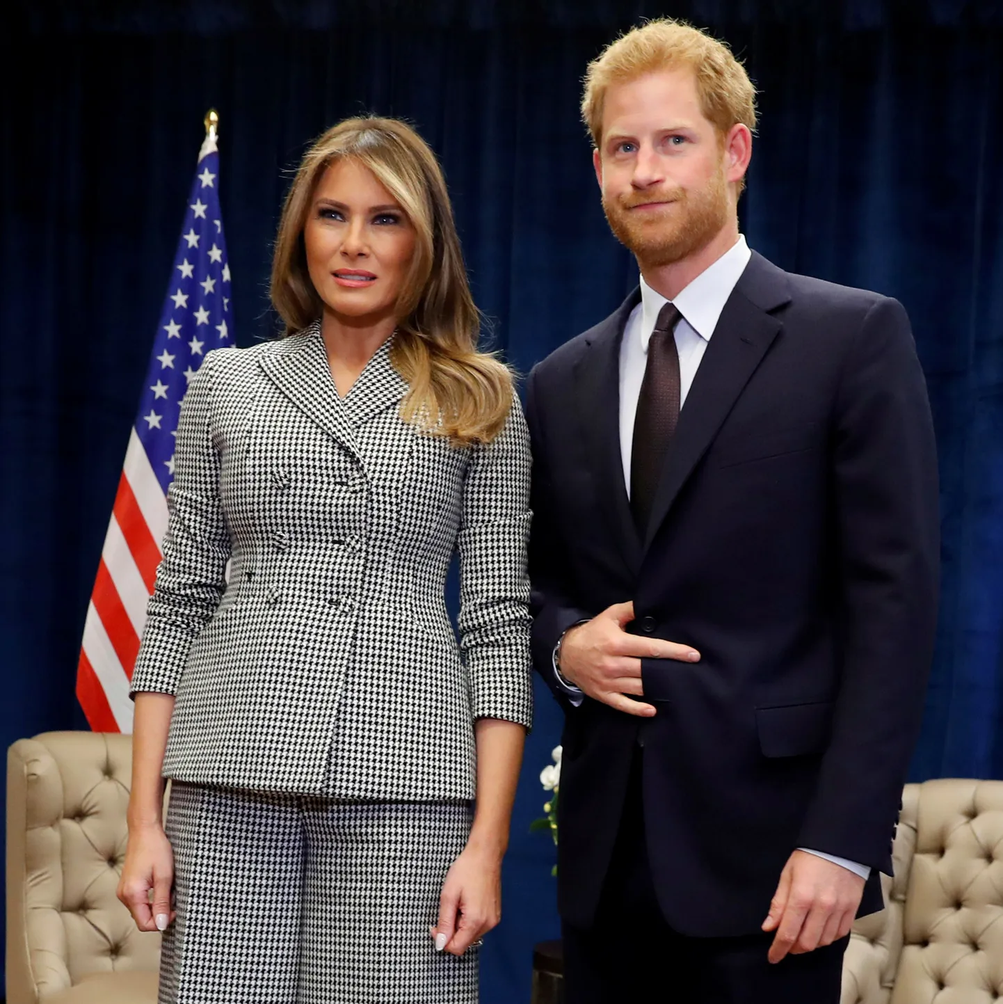 Melania Trump ja prints Harry