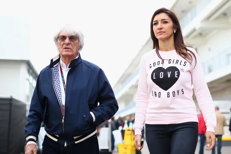 Ecclestone ja abikaasa Fabiana Flosi.