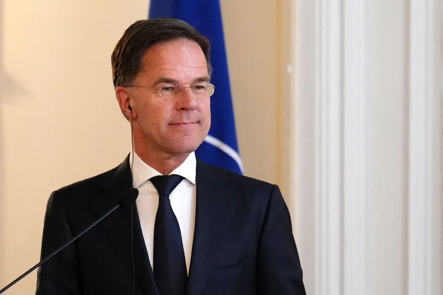NATO peasekretär Mark Rutte Sarajevos.