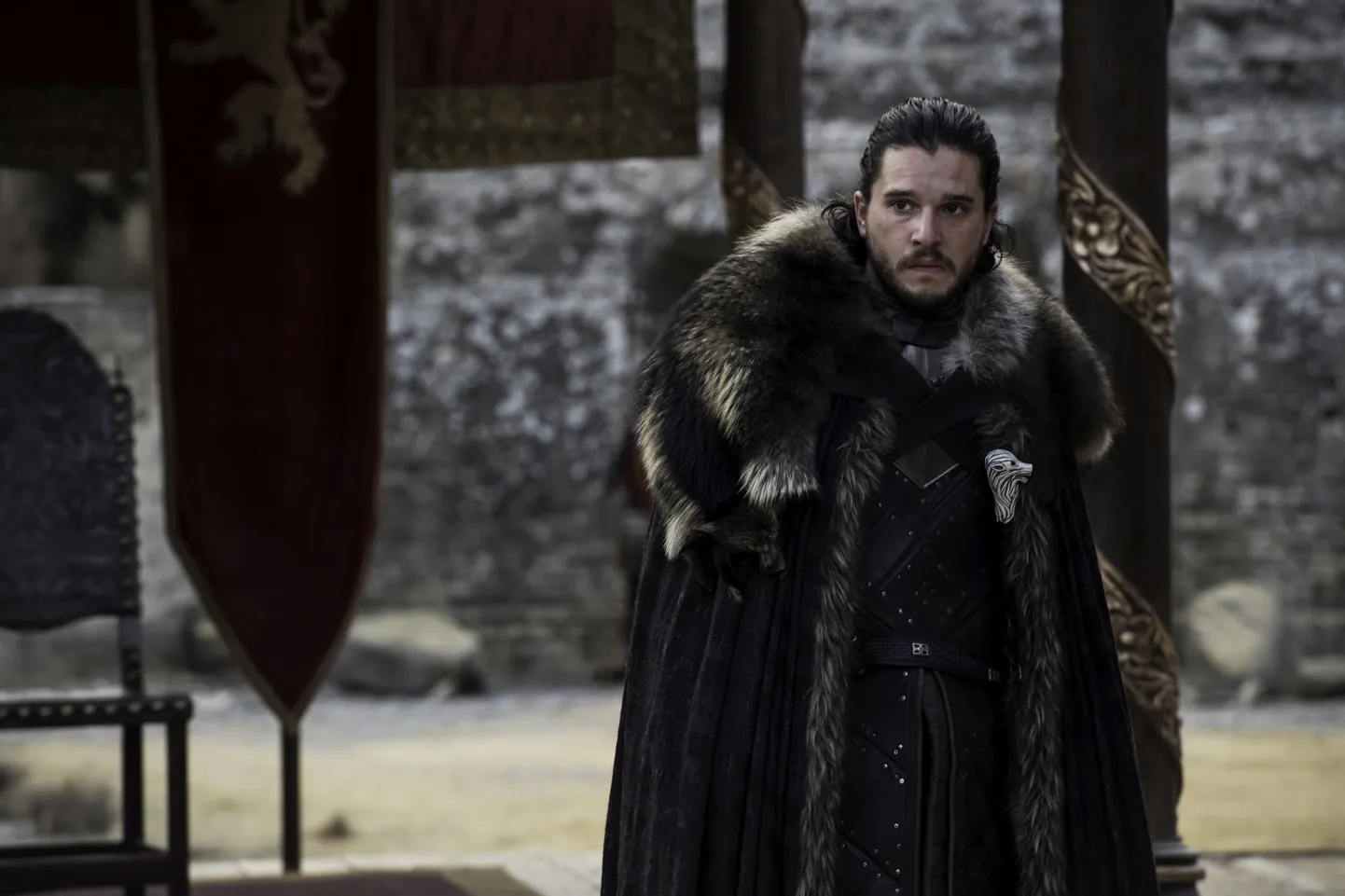 Kit Harington Jon Snowna «Troonide mängu» seitsmendal hooajal