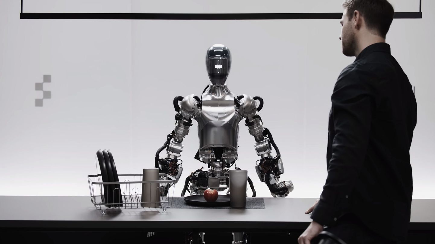 Robot vaatab, õpib, vestleb ja liigutab. Foto loo juures illustreeriv