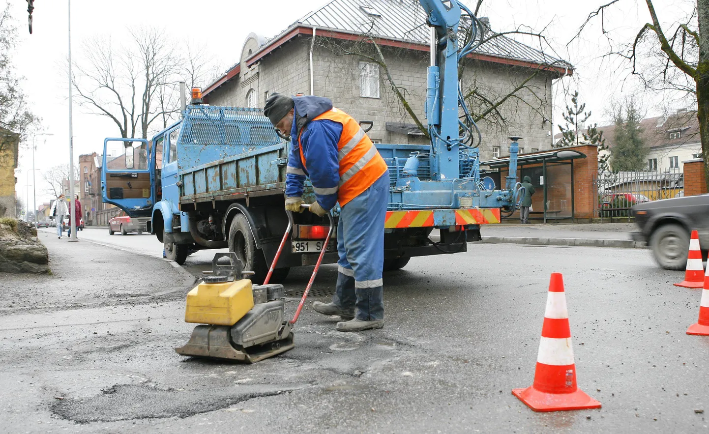 Varakevadine tänavate remont.