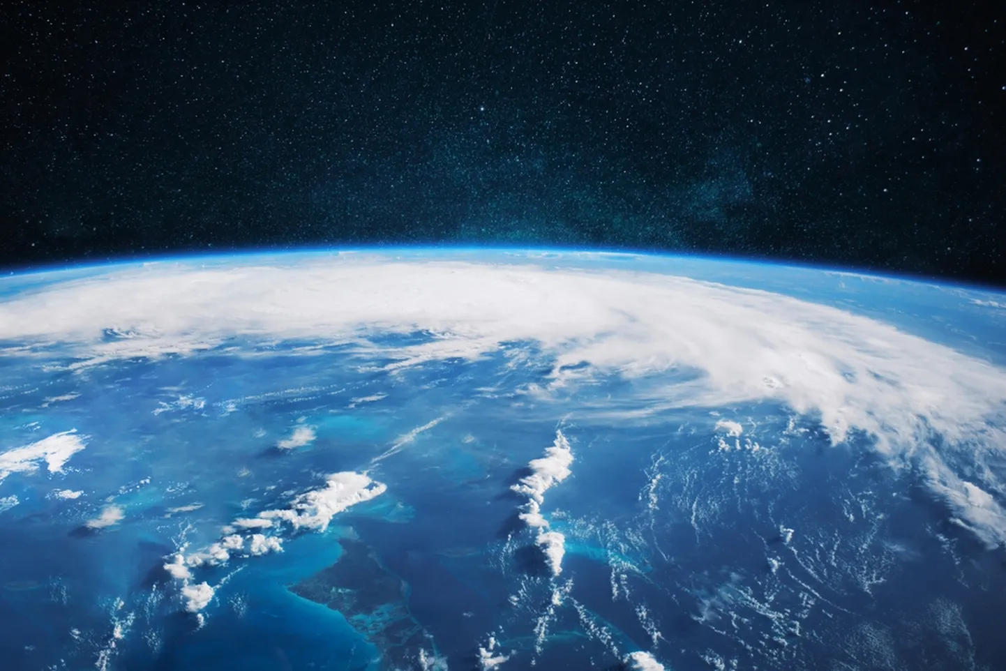Planeet Maa kosmosest.