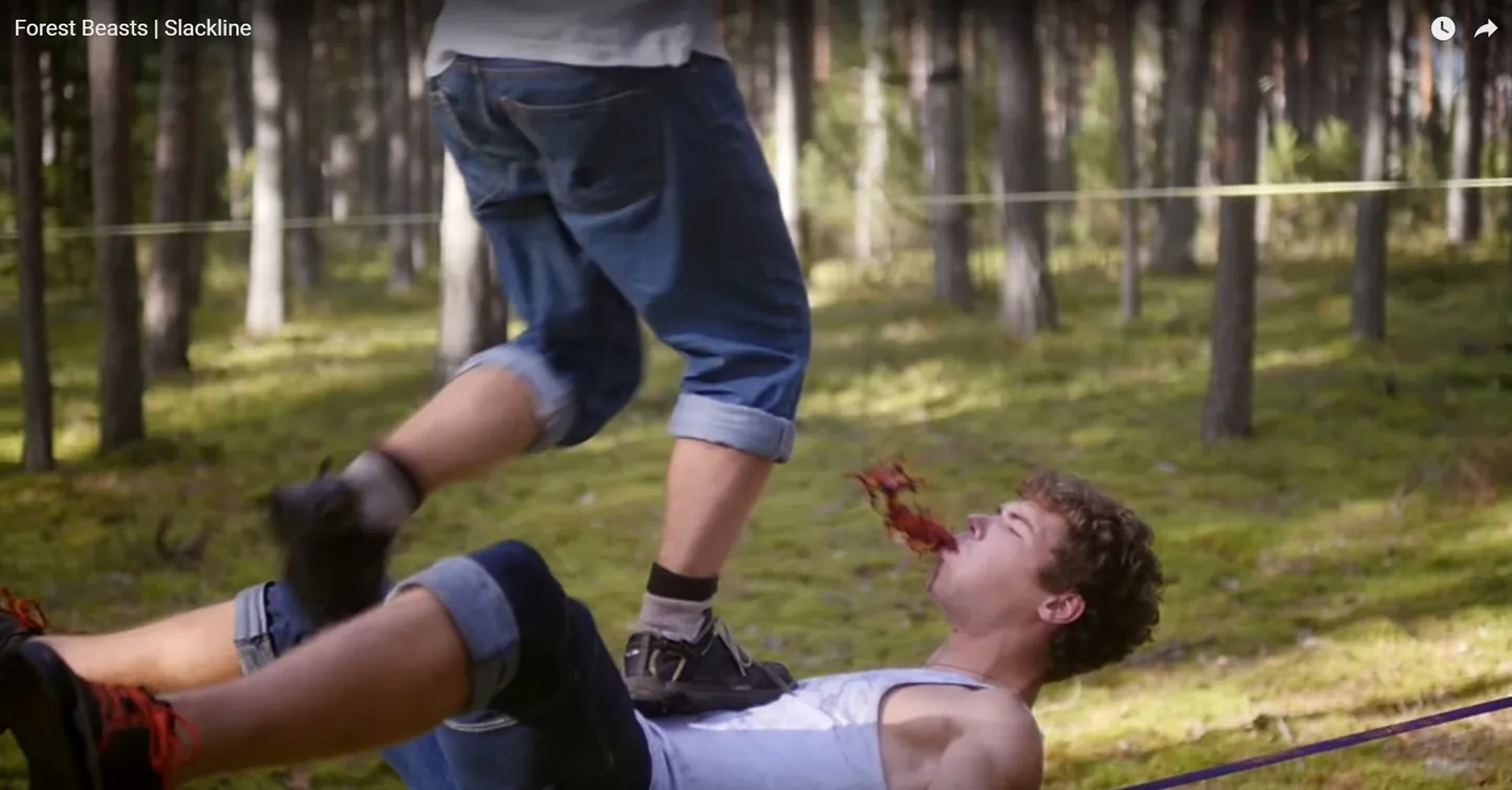 Jaan Roose ja Tauri Vahesaar avaldasid ägeda slackline'i video