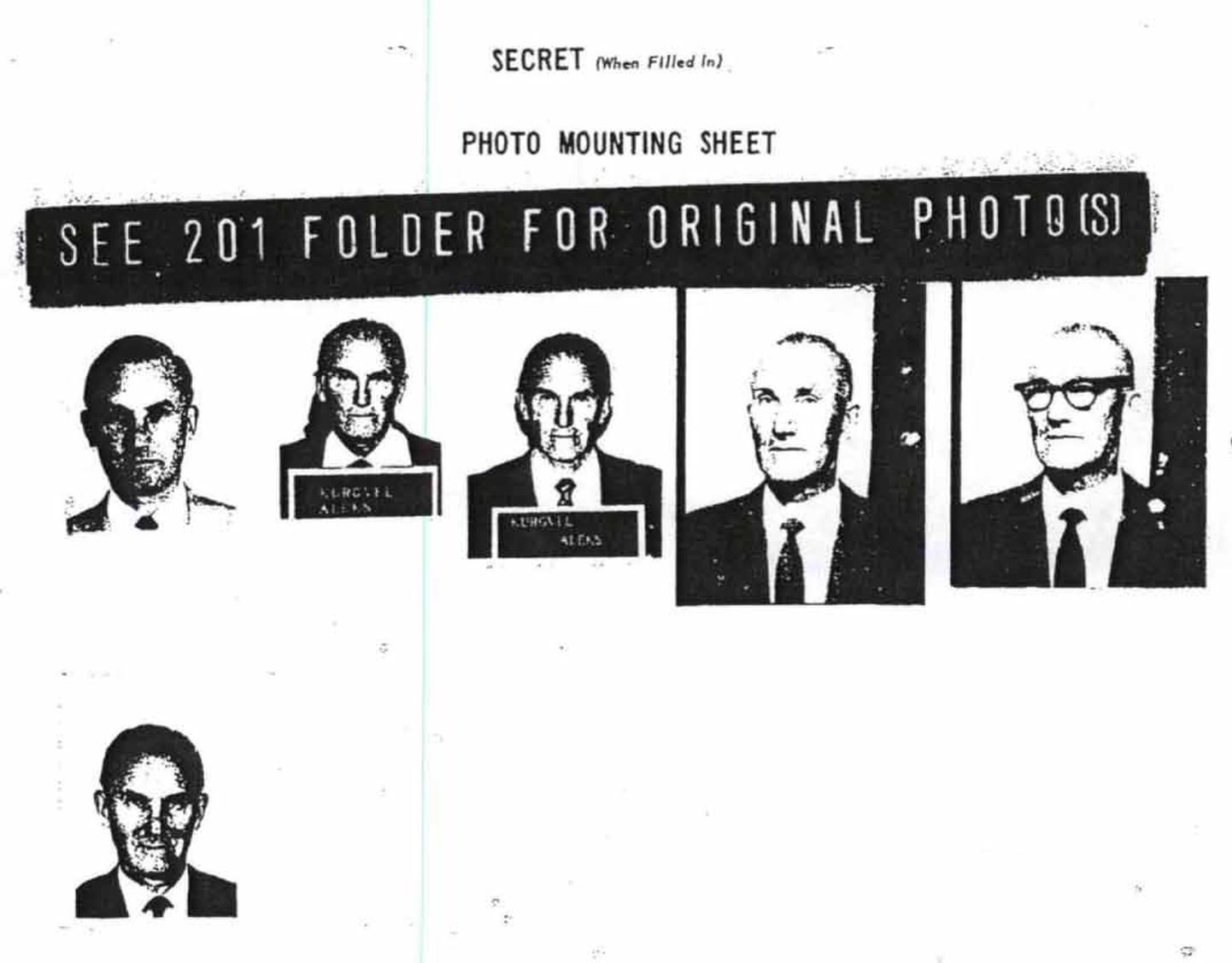 ELUTÖÖ LUURAJANA: Aleks Kurgvel töötas 40 aastat erinevate riikide luureagentuurides. Fotod CIA toimikust, millelt võeti salastatus 2006. aastal.