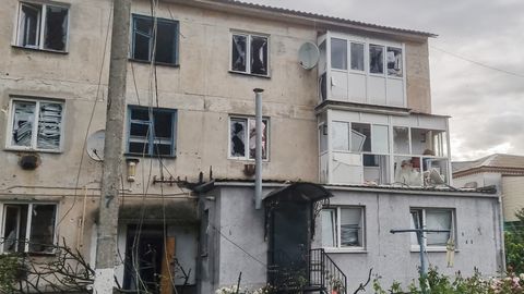 Krievijas dronu triecienos Ukrainā nogalināts viens cilvēks, vairāk nekā 20 ievainoti