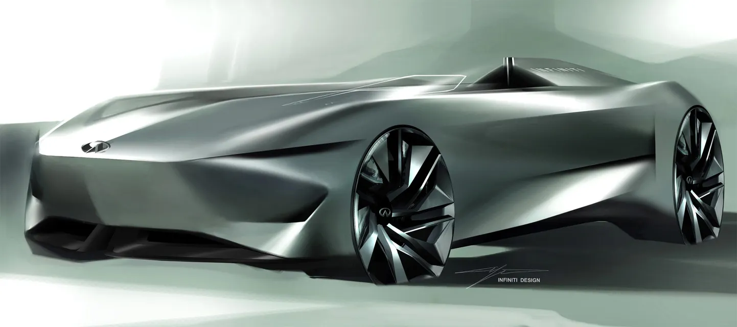 Infiniti Prototype 10 dizaina skice