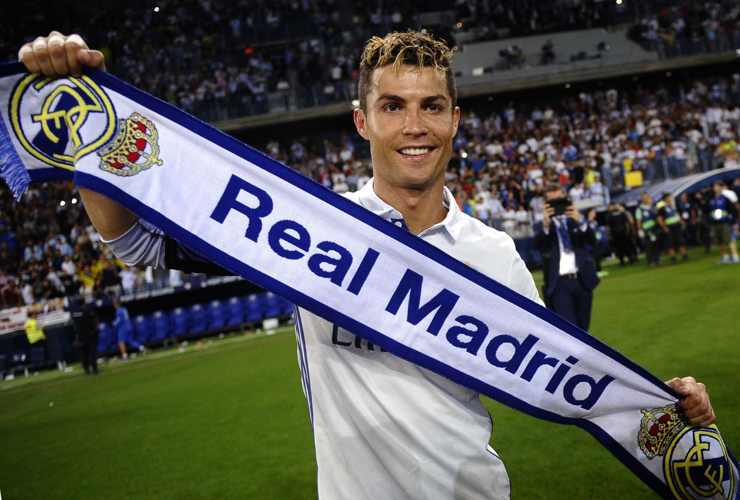 Cristiano Ronaldo võitis pühapäeval karjääri teise Hispaania meistritiitli.