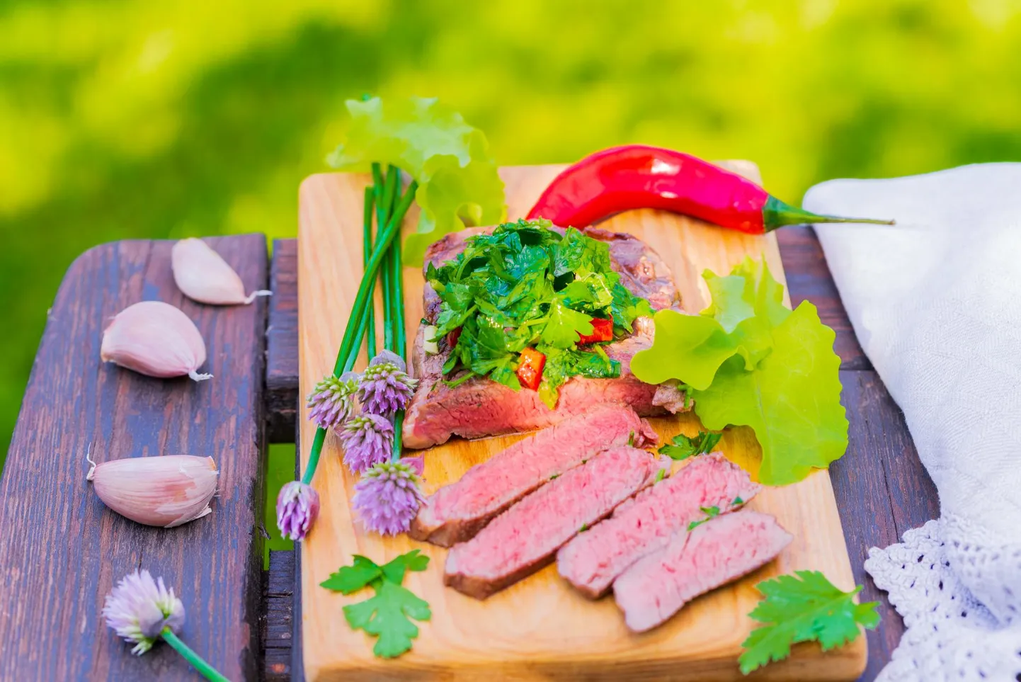 Antrekoot chimichurri&#39;ga.