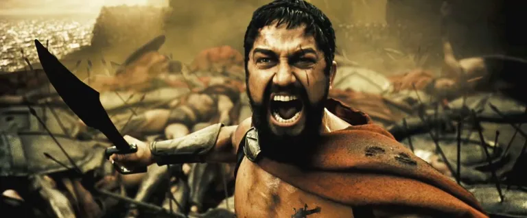 Gerard Butler kuningas Leonidasena filmis «300»