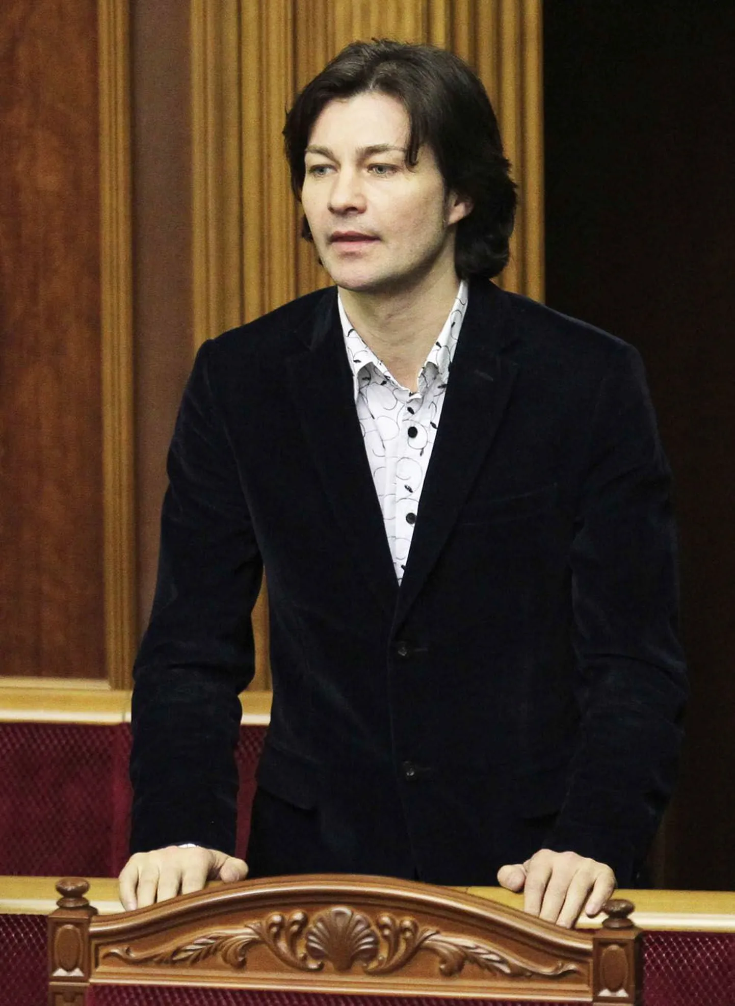 Jevgen Nõštšuk ülemraadas pärast kultuuriministriks määramist.