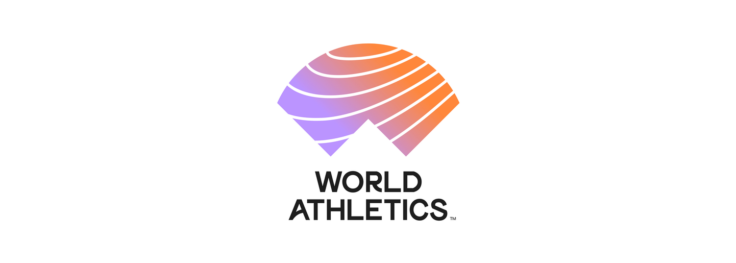 Maailma kergejõustikuliidu (WA) logo.
