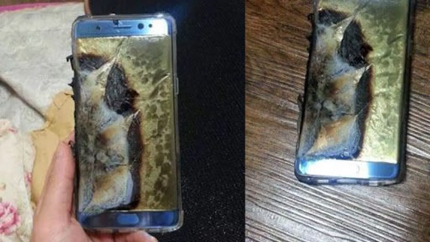 Plahvatanud Galaxy Note 7