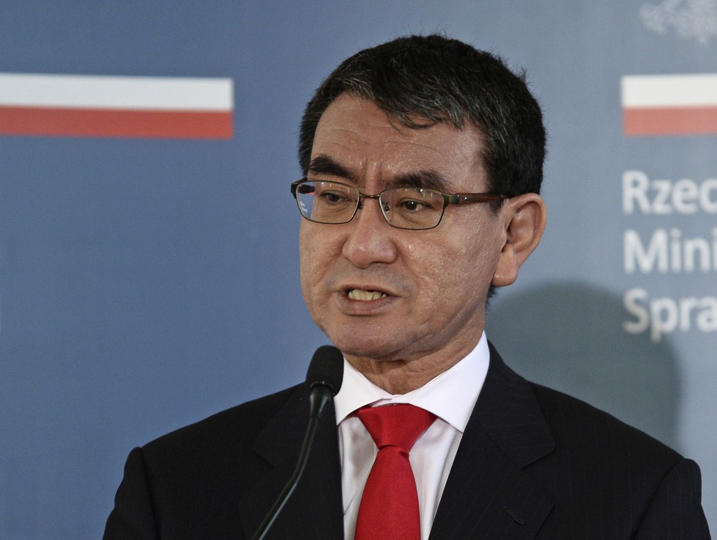 Jaapani välisminister Taro Kono.