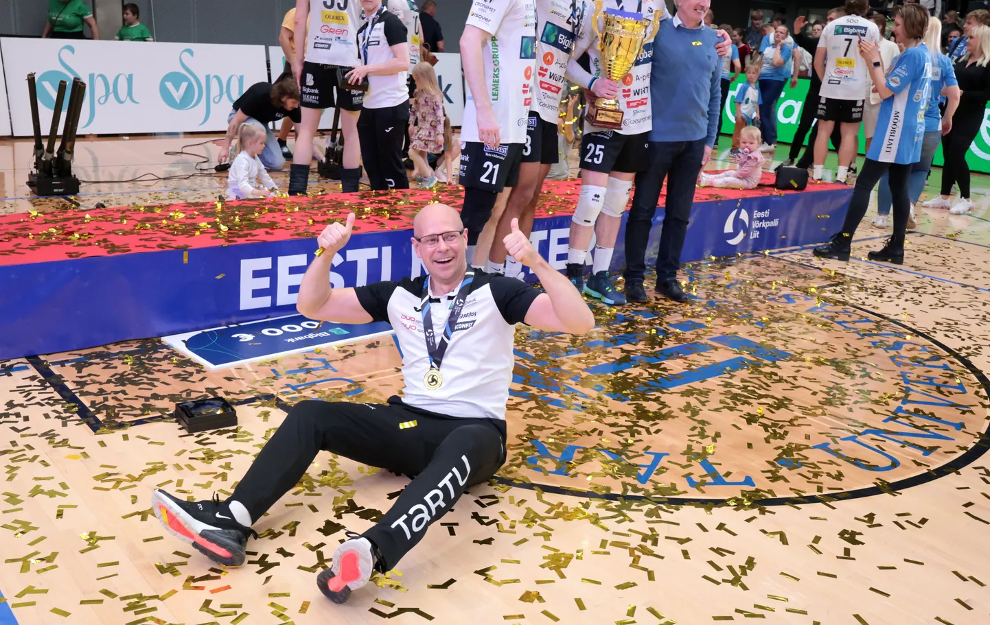 Tartu Bigbanki peatreener Alar Rikberg nautis järjekordset triumfi täiel rinnal!