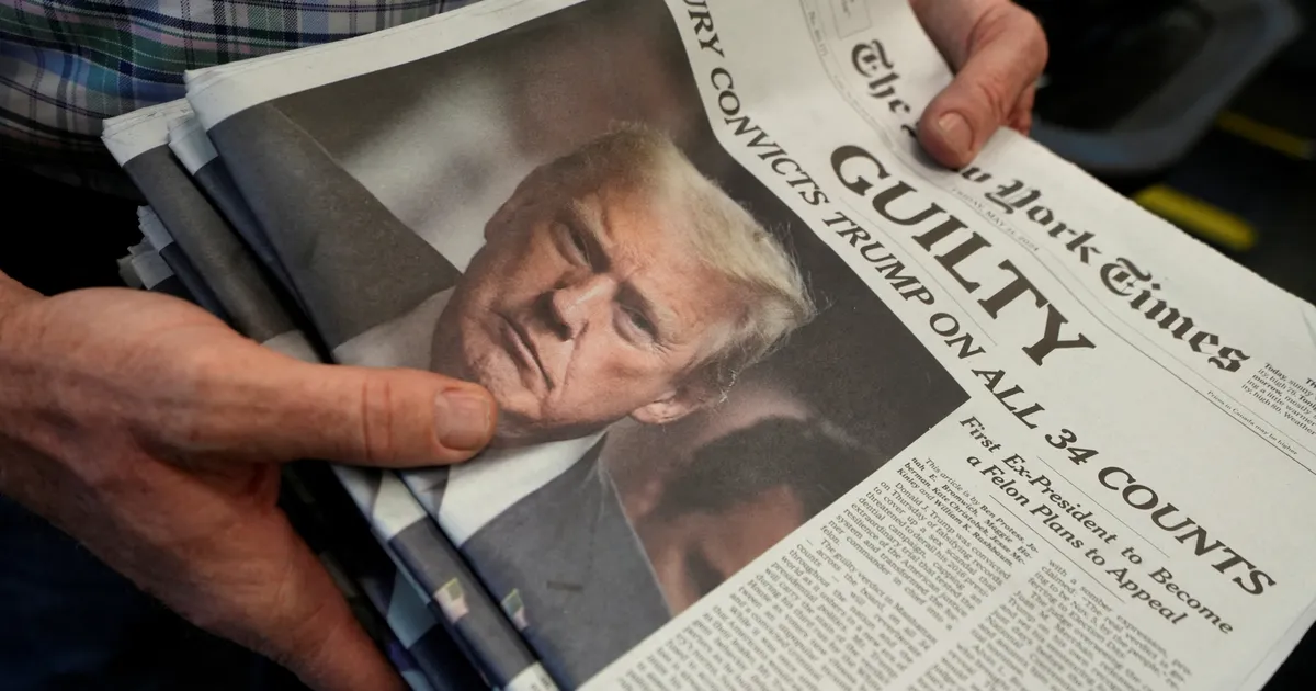 Trump Media aktsia langes süüdimõistva otsuse järel