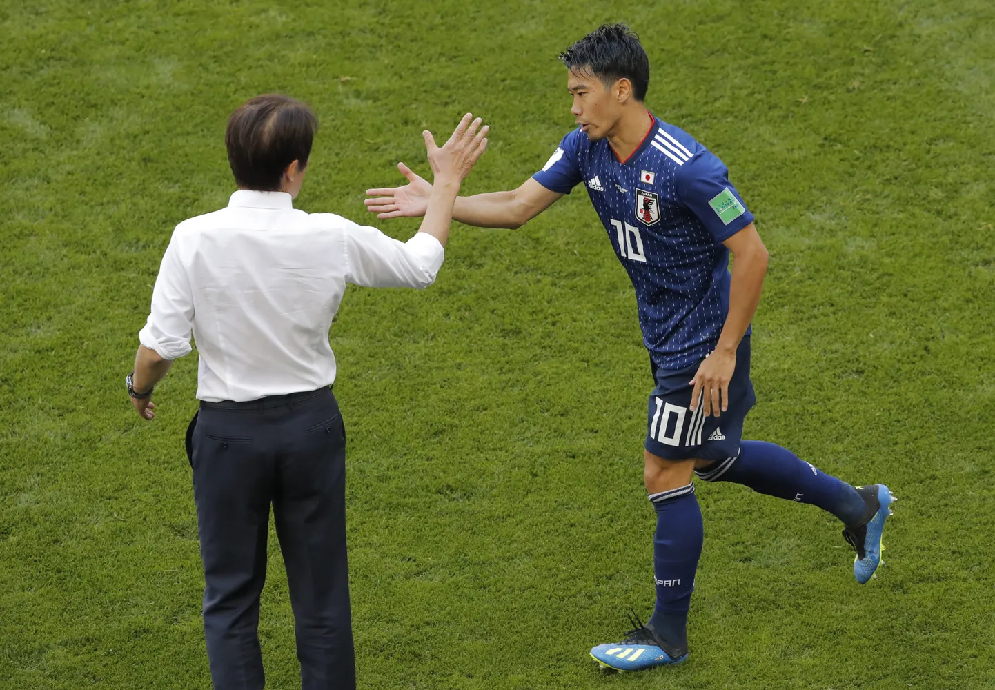 Jaapanlane Shinji Kagawa (parema)