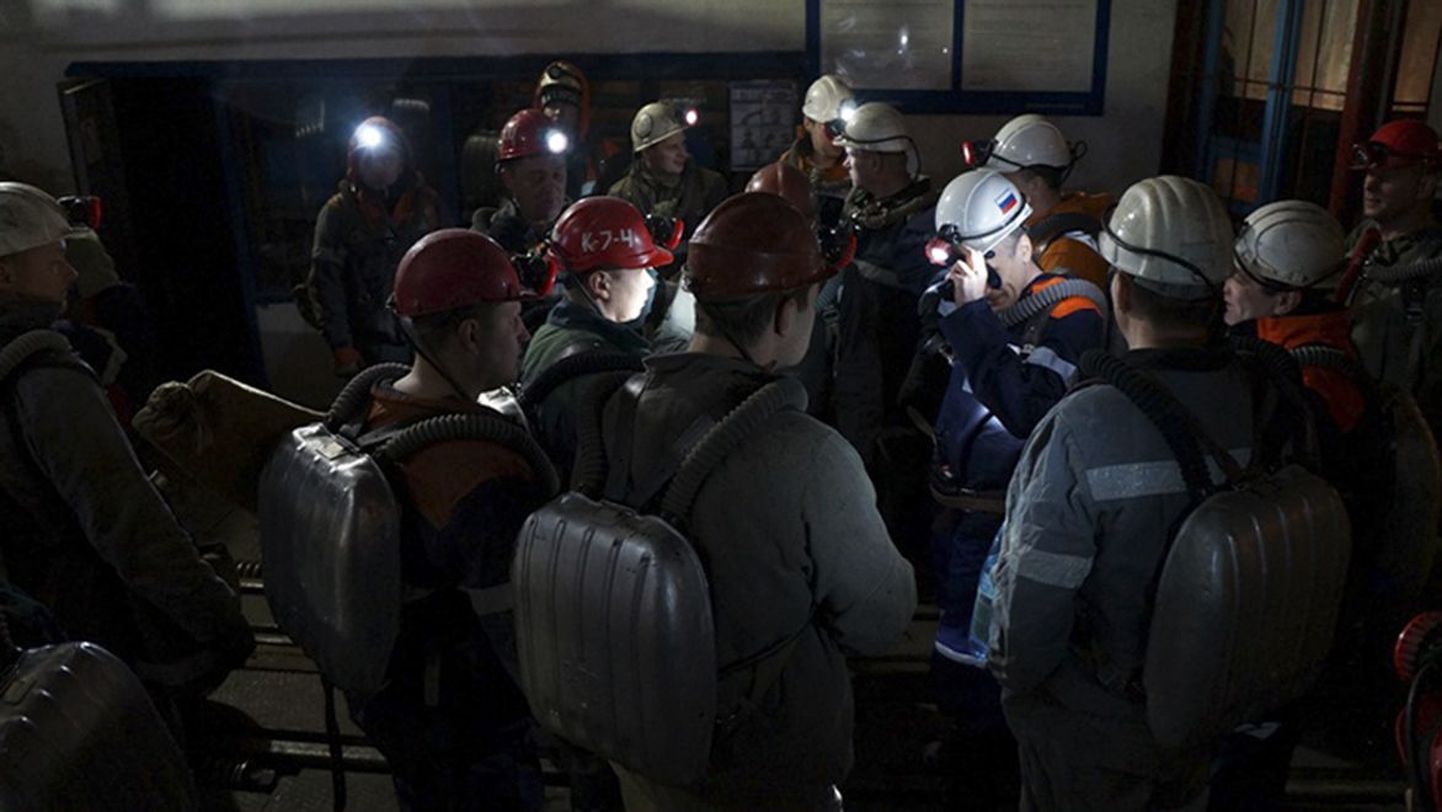 Vorkuta Severnaja kaevandusesse saabunud lisapäästejõud.