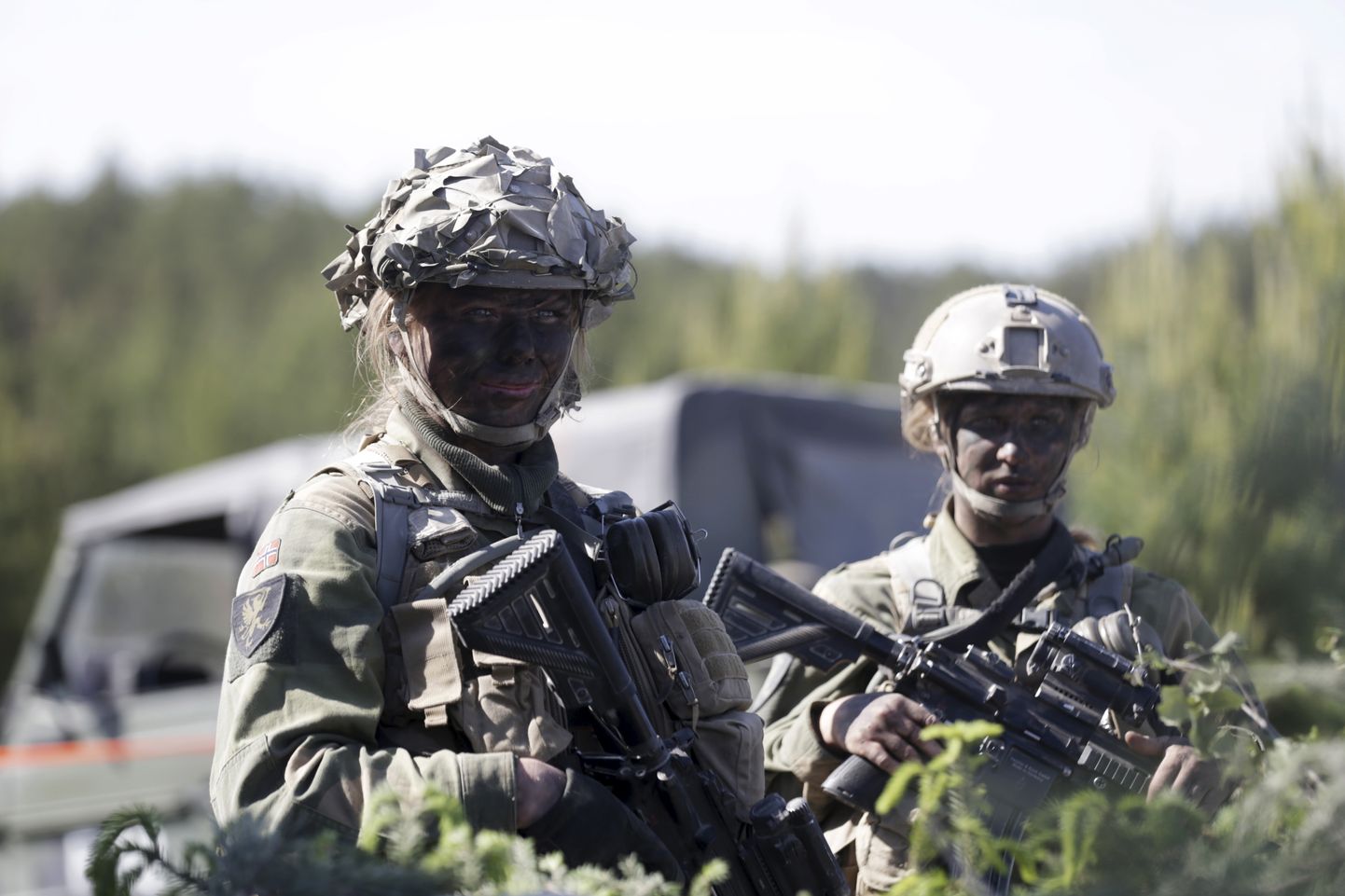 Norra sõdurid õppusel.