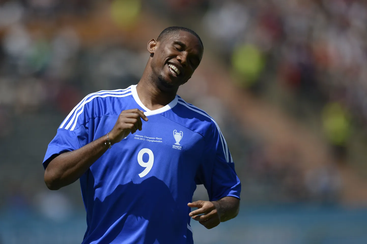 Maailma enimteeniv jalgpallur Samuel Eto.